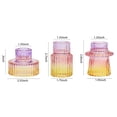 thumbnail image 2 of Portavelas Vixdonos de cristal (3 unidades), color morado, rosa y amarillo, 2 of 7