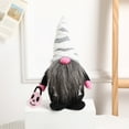 thumbnail image 5 of CASAFUN New Halloween Small Pendant High Hat Dwarf Window Decoration Christmas Faceless Rudolf Doll Gnomes Plush Elf Doll, 5 of 7