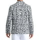thumbnail image 3 of Blazer de leopardo INSPIRE CHIC para hombres, chaqueta deportiva de doble botonadura con solapa de pico, traje de animal, 2XL gris, 3 of 6