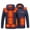 Blue, variant on Men's Soft Shell Heated Jacket Windproof Electric Insulated Coat Electric Heating Warmer Gilet for Winter Skiing