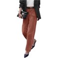 thumbnail image 3 of High Waist Casual Women Ankle Jeans Straight Leg Denim Pants, 3 of 6