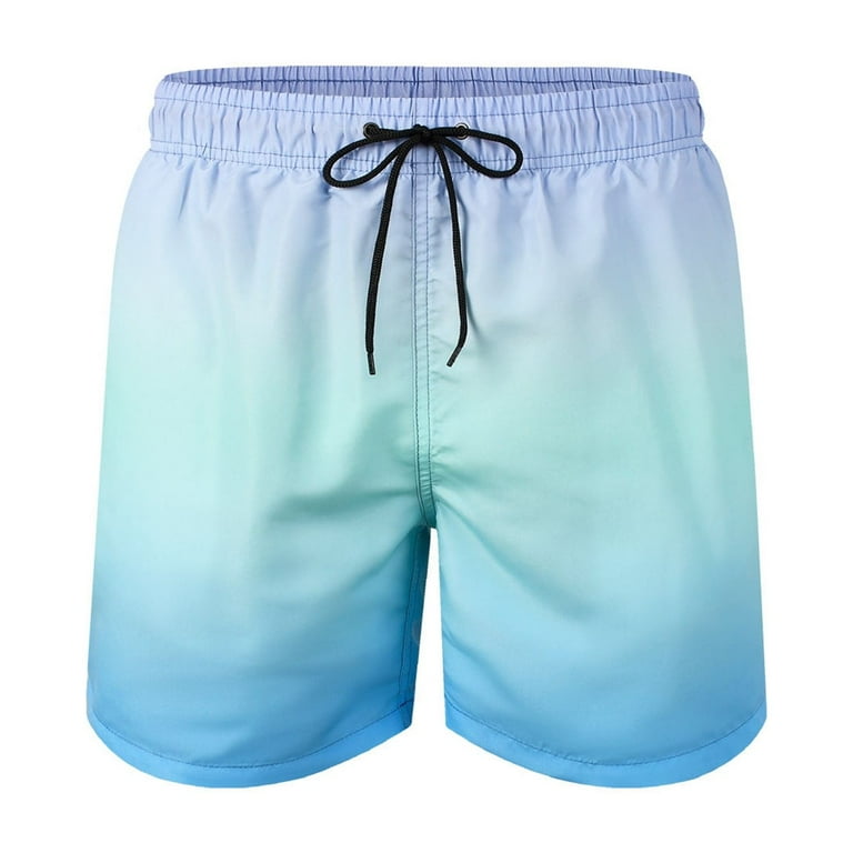 ★★Adairs★★ xxenia graphic shorts blue IU2508 XMMSWDLA Men's Graphic Color Block Cool Shorts Drawstring