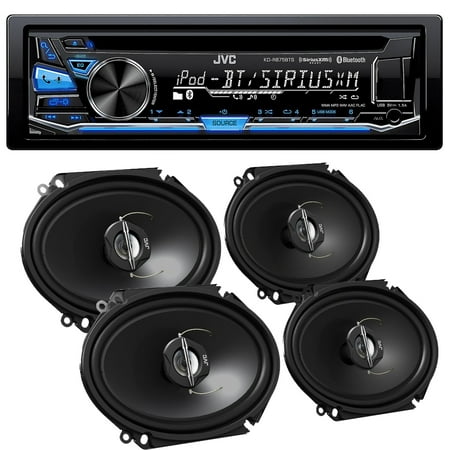 JVC KD-R875BTS CD with 6x8 CSJ6820 Speakers