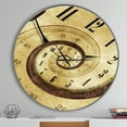 thumbnail image 2 of Designart « Spirale du Temps Sans Fin » Horloge Murale Moderne, 2 of 6