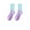 Purple, variant on Wdfiry Unisex Gradient Mid-calf Socks Colorful Sports Outdoor Workout Stockings Comfy Breathable Socks