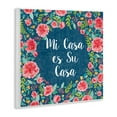 thumbnail image 4 of Stupell Industries Su Casa Flores Rosas Inspirational Quotes & Sayings Painting Unframed Art Print Wall Art, 12 x 12, 4 of 8
