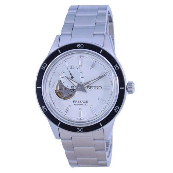 Seiko Presage Style 60's Open Heart Cream Dial Automatic Ssa423 Ssa423j1 Ssa423j Men's Watch