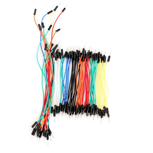 Accesorios electrónicos Protoboard a sin soldadura para cables de puente Arduino Nuevo 65PCS WDOplteas