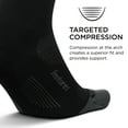 thumbnail image 6 of Feetures Elite Max Cushion Quarter Sock- Athletic Running Socks for Men & Women, Targeted Compression, Moisture Wicking - M, Black (1 Pair), 6 of 6