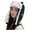 Black, variant on Women's Cute Winter Trapper Hat with Soft Ear Flaps Warm Knit Aviator Cap with Adjustable Chin Strap for Cold Weather Black