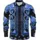 thumbnail image 1 of Camisas para hombre doradas de lujo, cómodas y elegantes, con solapa y botones, para fiestas de graduación, reuniones y calles, 1 of 6