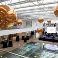 thumbnail image 5 of Yescom 20" Big Shiny Inflatable Mirror Ball Giant Reusable PVC Balloon for Large Disco Party Wedding Event Stage Decoration Gold, 5 of 9