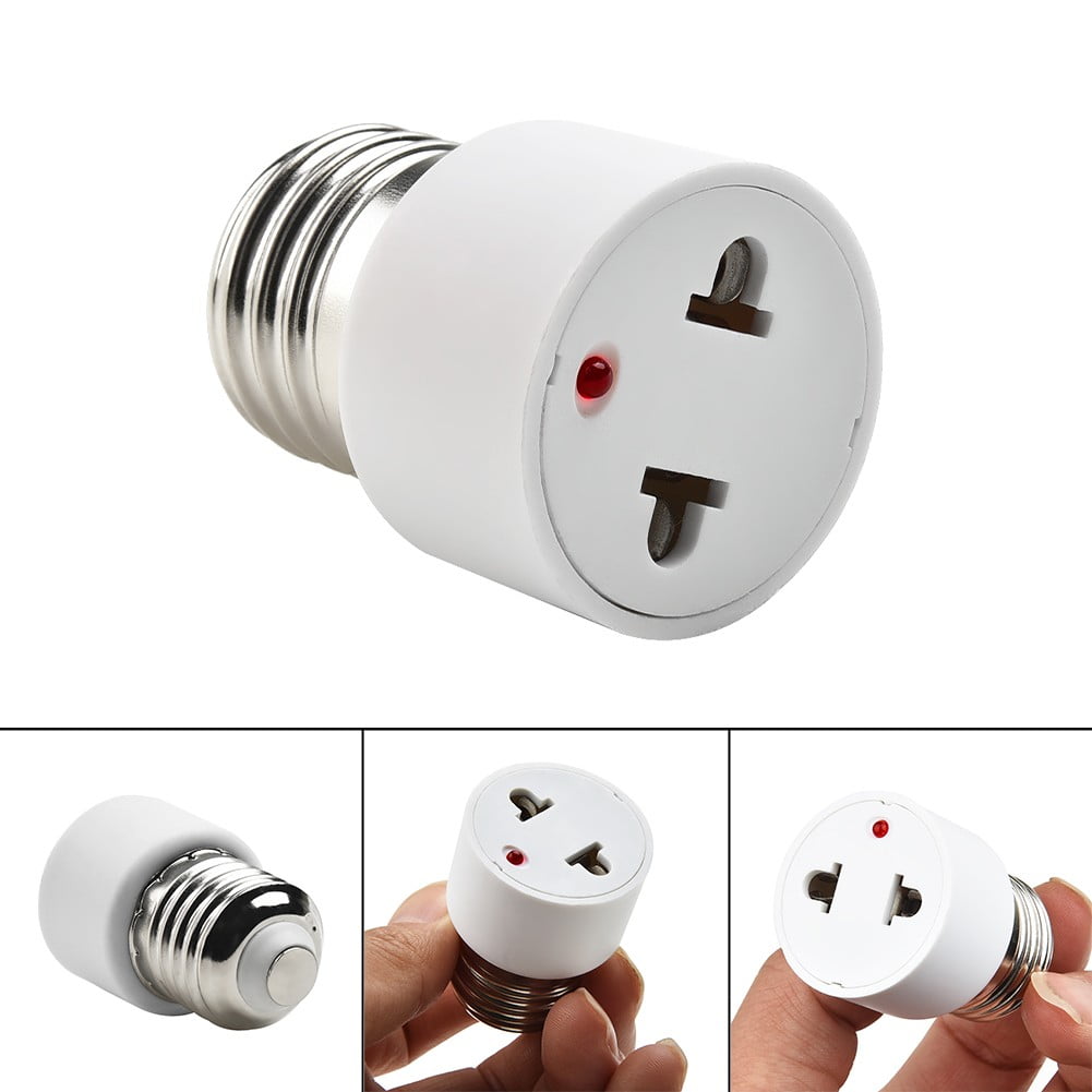 light bulb holder with plug