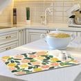 thumbnail image 6 of Yayeee Dish Drying Mat for Kitchen Counter 16"x18" Microfiber Absorbent Pad, Citrus Fruits, 6 of 7
