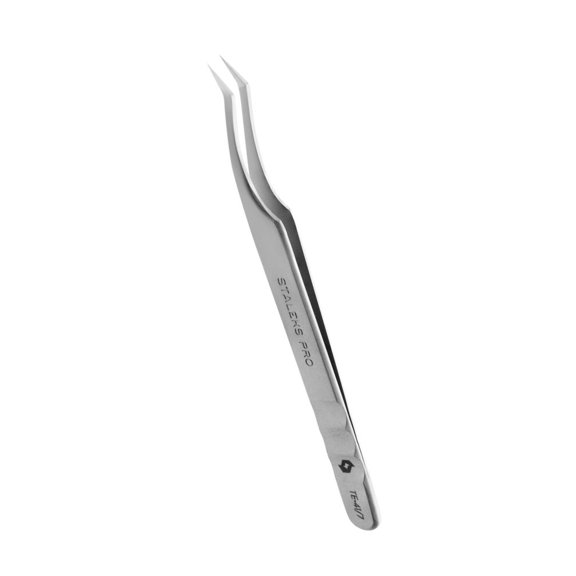 Professional eyelash tweezers EXPERT 41 TYPE 7 (L-shaped,30′) TE-41/7