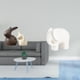 thumbnail image 2 of Estatua de cerámica,Juego de estatuas de cerámica para decoración de mesa de oficina en casa,Figuras para TV,decoración,bodas,manualidades,regalos,Figura de elefante,Estatua de, 2 of 8