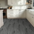 thumbnail image 5 of Lxcreat Vinyl Flooring Gray Peel and Stick Roll Vinyl Floor 118-in x 15.7-in Wood Plank Flooring Self Adhesive Vinyl Wood Grain Floor, 5 of 7