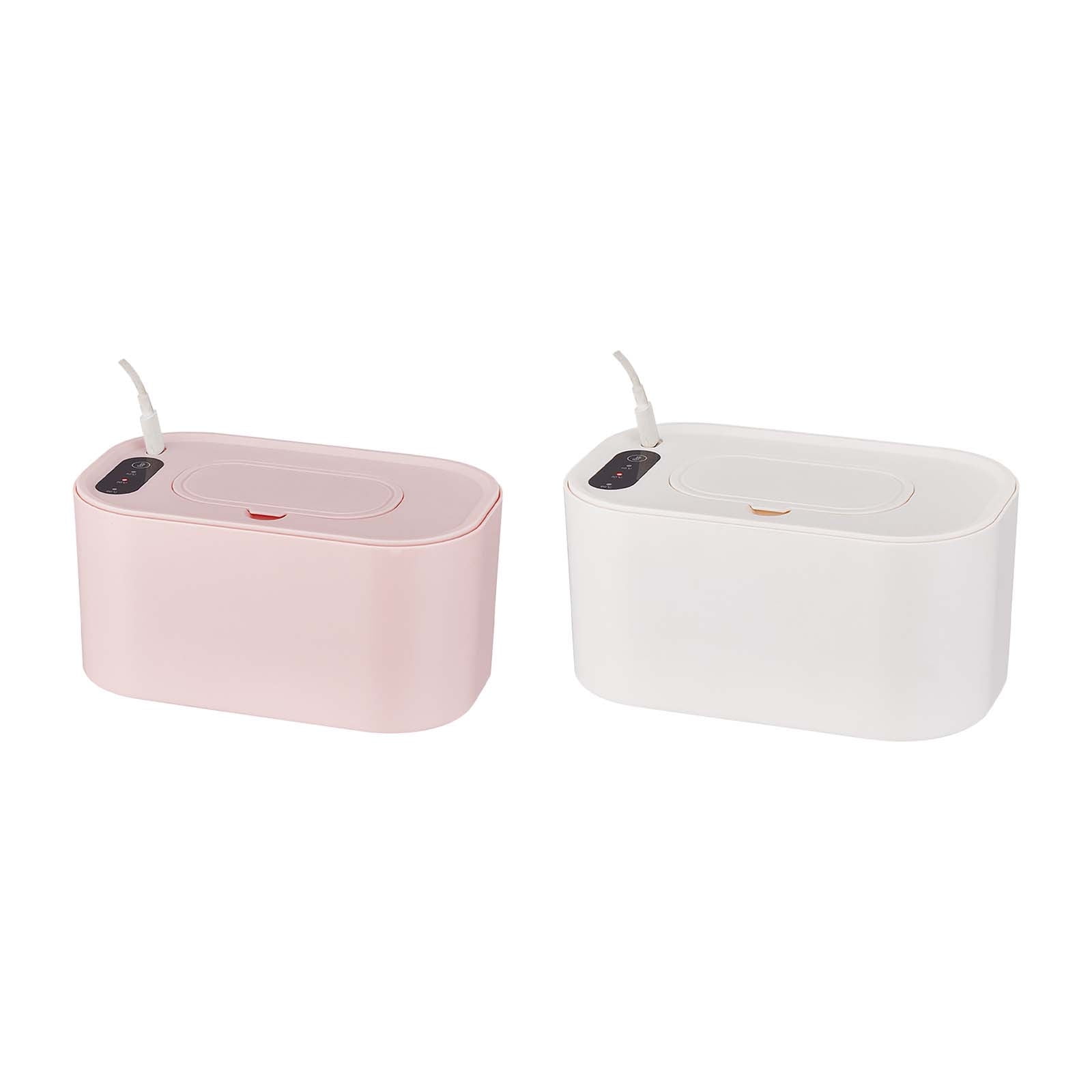 Wet Wipes Warmer for Baby with Constant Temperature Heating and Portable Dispenser Box