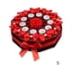 thumbnail image 4 of Moyic 10 unids/set caja de dulces de boda cajas de almacenamiento de pasteles de azúcar de moda contenedor de alimentos regalos bolsa de Kits de decoración para fiestas Rojo, tipo 3 Pequeño, 4 of 6