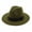 Army Green, variant on Fedora Hats for Men Women Vintage Wide Hat with Belt Buckle Adjustable Outbacks Hats Classic Fedora Hat Army Green One Size