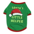 thumbnail image 1 of Mascotas Camiseta navideña para perros Ropa navideña para mascotas Traje navideño para mascotas CACAGOO Camisa manga corta, 1 of 7