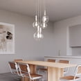 thumbnail image 5 of Sonneman 3765.35 Bubbles 5 Light 26" Wide Multi Light Pendant - Nickel, 5 of 7