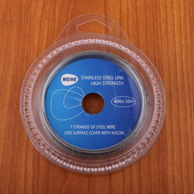 Línea de pesca de alambre de acero inoxidable de 10m 20lb - 50lb perfecl