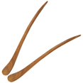 thumbnail image 3 of 2pcs Vintage Simple Wooden Hair Chopsticks Hair Decor Hairpin Hair Clip Hair Stick for Women Girls (Pattern 6007), 3 of 3