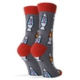 thumbnail image 2 of OoohYeah Womens Funny Colorful Crew Socks, Psychedelic Retro Lava Lamp, Novelty Cool Dress Socks, 2 of 4