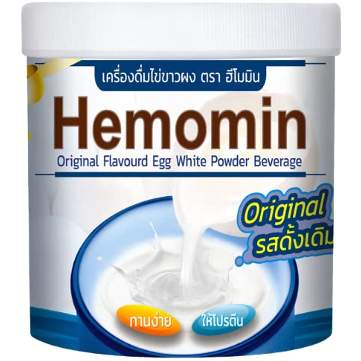 Hemomin Egg White Protein Powder Beverage Original Flavour 400G Low