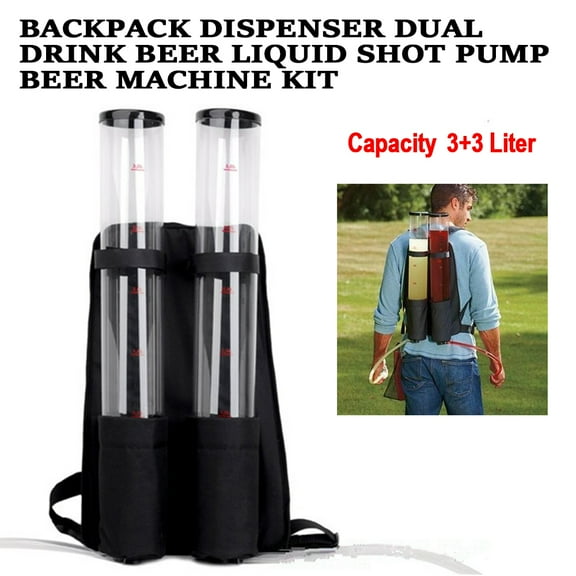 TOOL1SHOoo 3 3L Double can Beverage Dispenser Portable Beer Dispenser