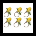 thumbnail image 1 of Juego de Servilleteros de LimóN de 6 Servilleteros de Hoja de Vid de LimóN para DecoracióN de Mesa de Comedor, Banquete, Boda, CumpleañOs, Navidad A, 1 of 5