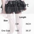 thumbnail image 3 of Voska Gothic Retro Hollow Lace Thigh High Stockings Bow Ribbon Decor Sheer Fishnet Long Socks Fashion Mesh Hosiery For Women Girls Daily And Costume Wear, 3 of 3