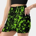 thumbnail image 3 of 2024 Green Paint Splatter Skirt Cool Neon Print Vintage Mini Skirts Street Fashion High Waist Graphic Oversized Casual A-line Skirt, 3 of 7
