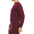 thumbnail image 2 of 100% Merino Wool - Men's Midweight Long Sleeve Crew Shirt - Thermal Base Layer - NO Itch Renewable Fabric - Burgundy - Medium, 2 of 2