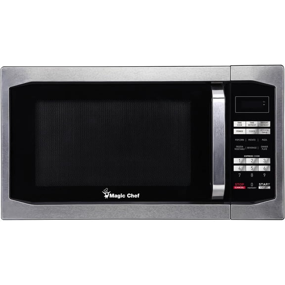 1.6 cu. ft. Countertop Microwave with Stainless Steel Door