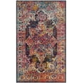 thumbnail image 2 of SAFAVIEH Crystal Eric Oriental Area Rug, Navy/Light Blue, 3' x 5', 2 of 7
