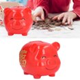 thumbnail image 4 of Hucha, Respetuosa Con El Medio Ambiente, Impermeable, A Prueba De Caídas, Adorable, Linda Caja De Dinero De Cerdo Para Decoración Del Hogar, Regalo Para Almacenamiento De Monedas ANGGREK Otros, 4 of 8