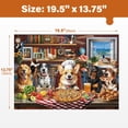 thumbnail image 2 of Puzle BenBen Dogs' Dinner Party, 500 piezas, para adultos, 2 of 8