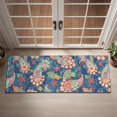 thumbnail image 2 of Bohemian Retro Floral Non-Slip Entryway Door Mat,Boho Indoor Decor Durable Low Plush Door Mat,Washable Welcome Rug for Patio Hallway Home Decor 16x47 Inches, 2 of 7
