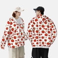 thumbnail image 3 of KLL Hand Drawn Tomatoes Print Men's Women’s UPF 50+ Sun Protection Outdoor Hoodie Jacket Long Sleeve Fishing Hiking Performance Shirt-Large, 3 of 6