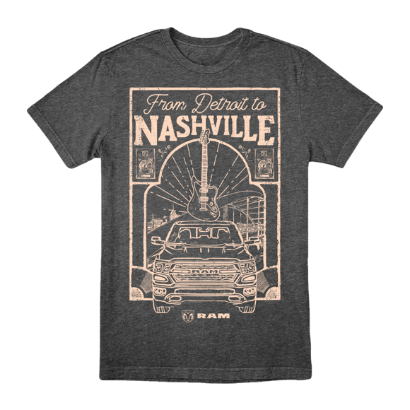 RAM Nashville Dark-Heather X-Large T-Shirt