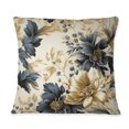 thumbnail image 3 of Designart "Opulent White Gold Damask I" Damask Printed Throw Pillow, 3 of 5