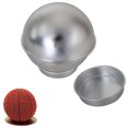 thumbnail image 3 of 3D Aluminum Sport Ball Sphere Cake Pan Baking Tin Mold Bakeware Kitchen, 3 of 7