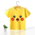 thumbnail image 4 of Camisetas de Pokémon para niños, ropa de algodón suave de manga corta de Pikachu, Bulbasaur Squirtle Mew, Tops para niños y niñas, 2023, 4 of 4