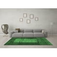 thumbnail image 3 of Ahgly Company Indoor Square Abstract Emerald Green Contemporary Area Rugs, 4' Square, 3 of 4