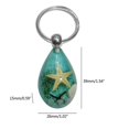 thumbnail image 5 of Natural Starfish Amber Charm Keychains Backpack Decoration Fashion Keys Holder, 5 of 5
