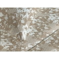 thumbnail image 3 of Ambesonne Forest Quilted Coverlet 3 Pcs, Muted Colors Flowers Pattern, King Size, Dark Tan and White, 3 of 4