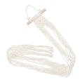 thumbnail image 2 of GOOHOCHY Colgador de sombrero de macramé multicapa, colgador de sombrero de estilo bohemio, soporte para exhibición de sombrero para colgar en la pared, 2 of 7