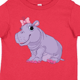 thumbnail image 4 of Inktastic Cute Purple Hippo Girls Toddler T-Shirt, 4 of 5